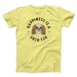 Happiness Is A Shih Tzu Men/Unisex T-Shirt