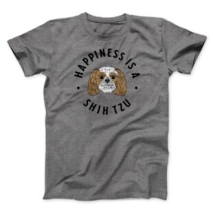 Happiness Is A Shih Tzu Men/Unisex T-Shirt