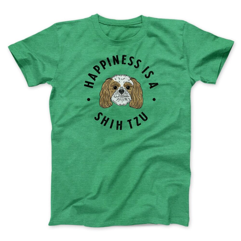 Happiness Is A Shih Tzu Men/Unisex T-Shirt