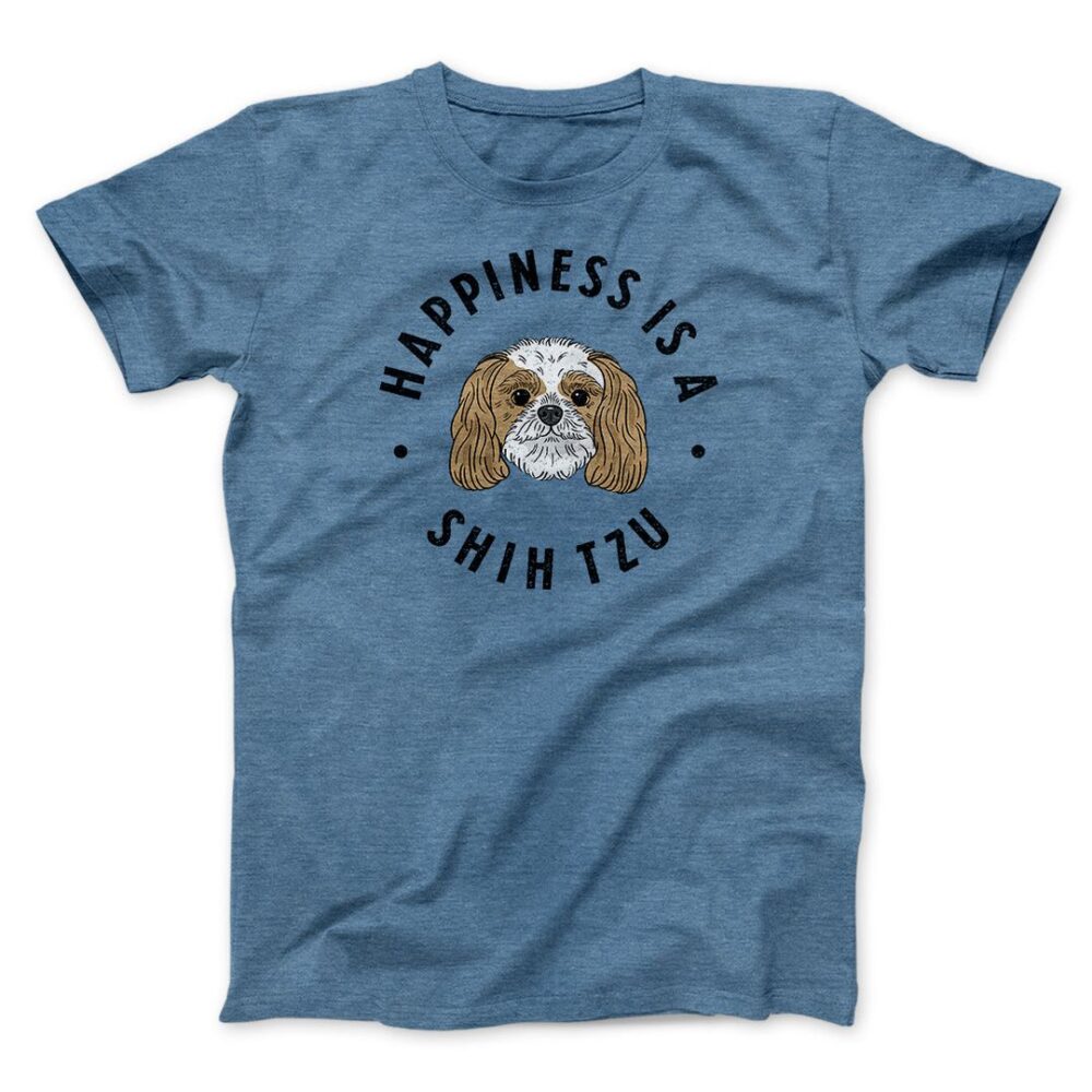 Happiness Is A Shih Tzu Men/Unisex T-Shirt