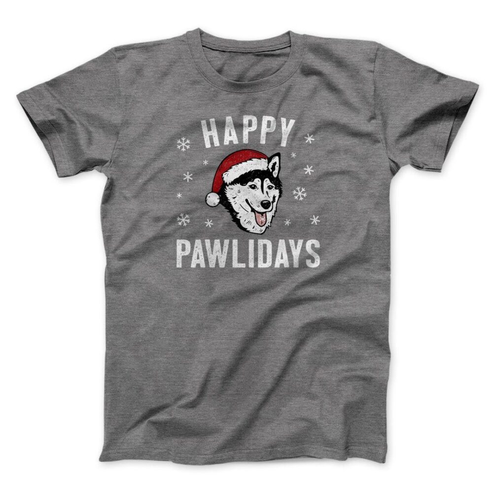 Happy Pawlidays Men/Unisex T-Shirt