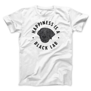 Happiness Is A Black Lab Men/Unisex T-Shirt