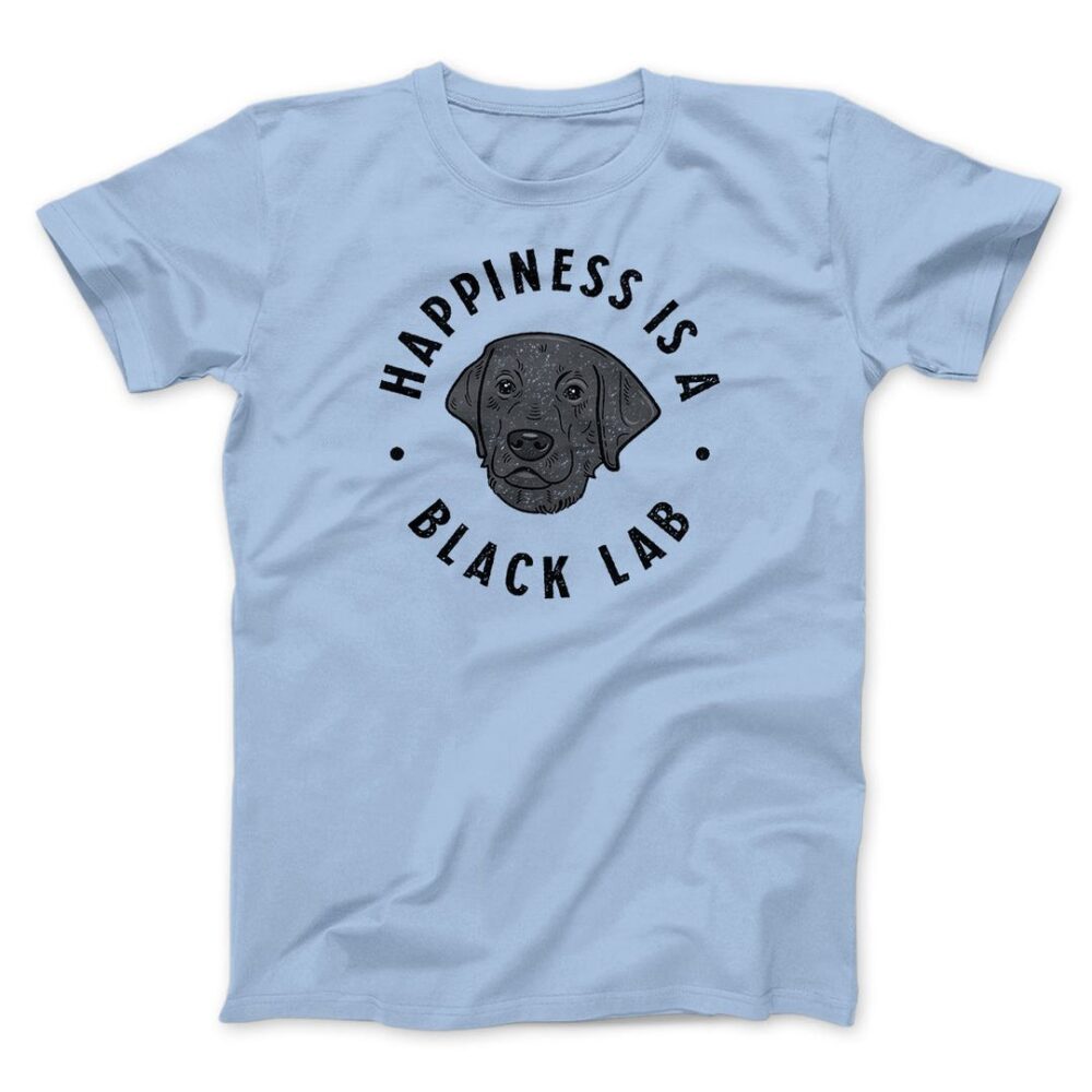 Happiness Is A Black Lab Men/Unisex T-Shirt