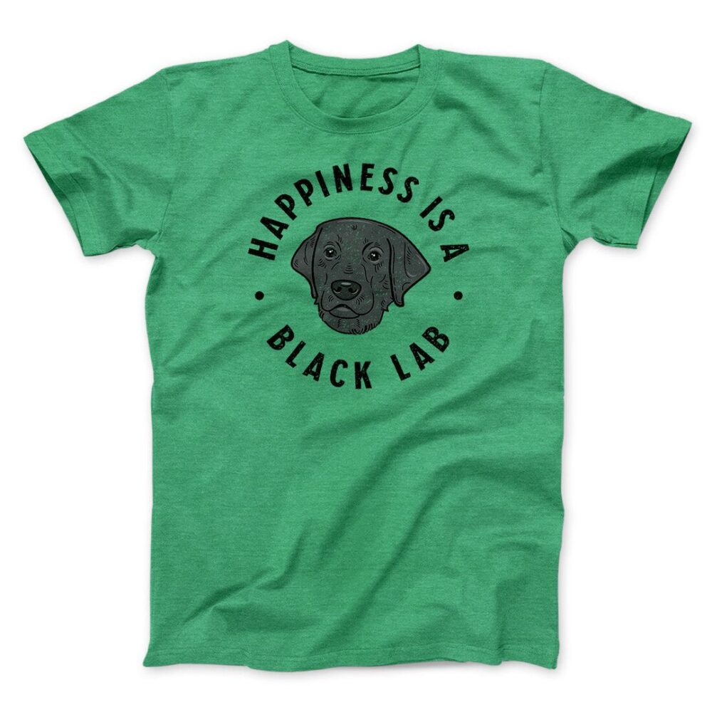 Happiness Is A Black Lab Men/Unisex T-Shirt