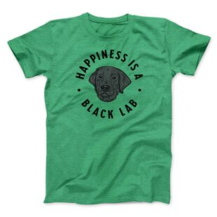 Happiness Is A Black Lab Men/Unisex T-Shirt