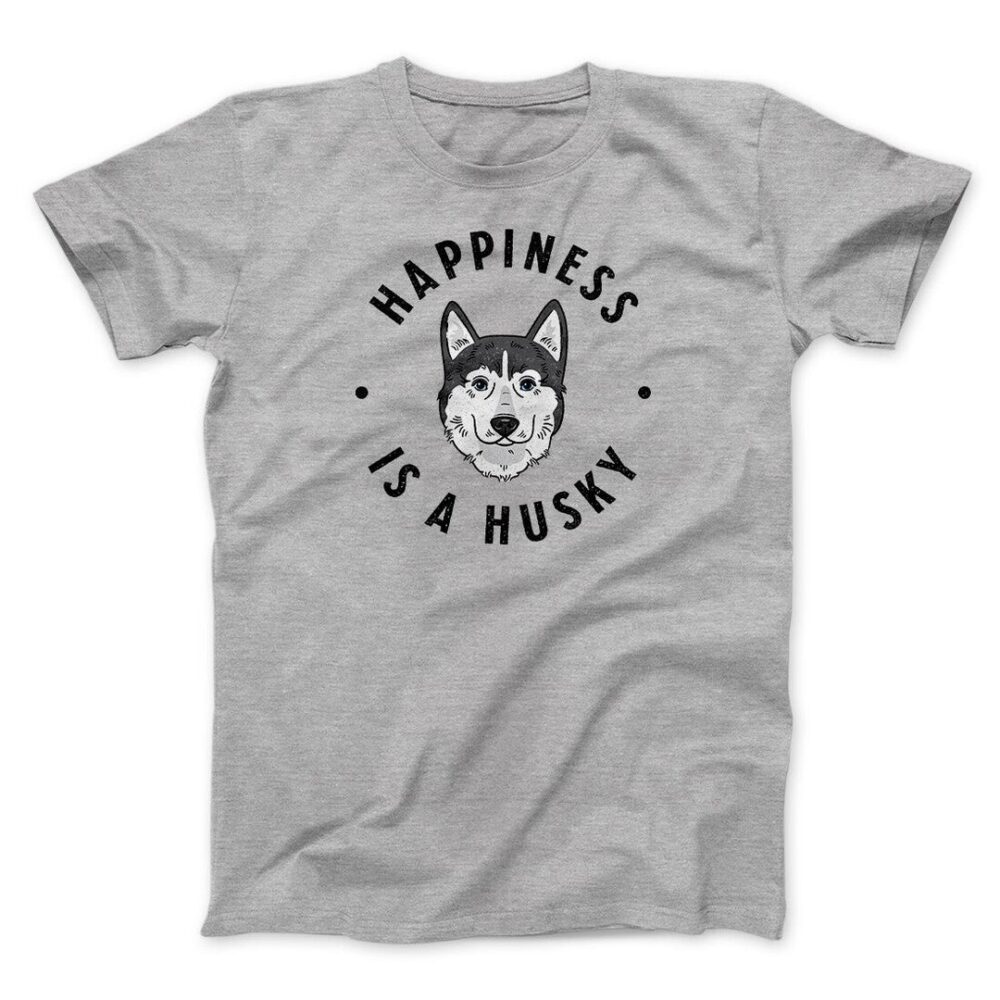 Happiness Is A Husky Men/Unisex T-Shirt