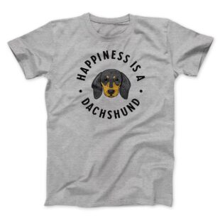 Happiness Is A Dachshund Men/Unisex T-Shirt