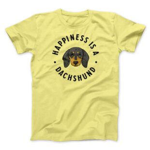 Happiness Is A Dachshund Men/Unisex T-Shirt