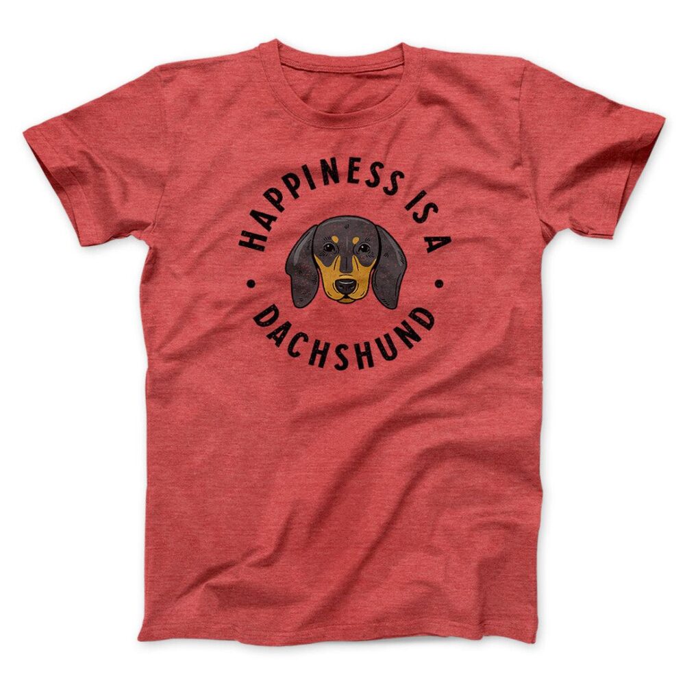 Happiness Is A Dachshund Men/Unisex T-Shirt