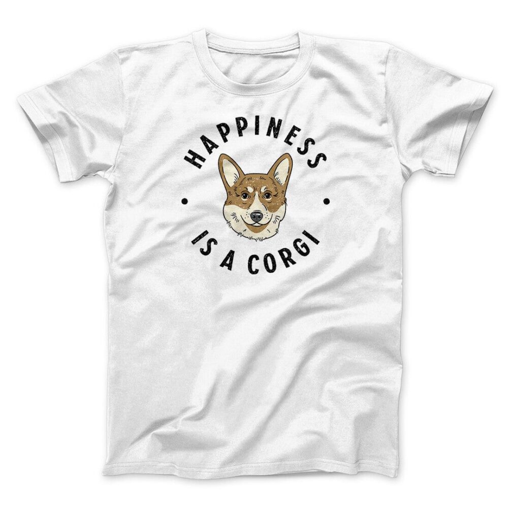 Happiness Is A Corgi Men/Unisex T-Shirt