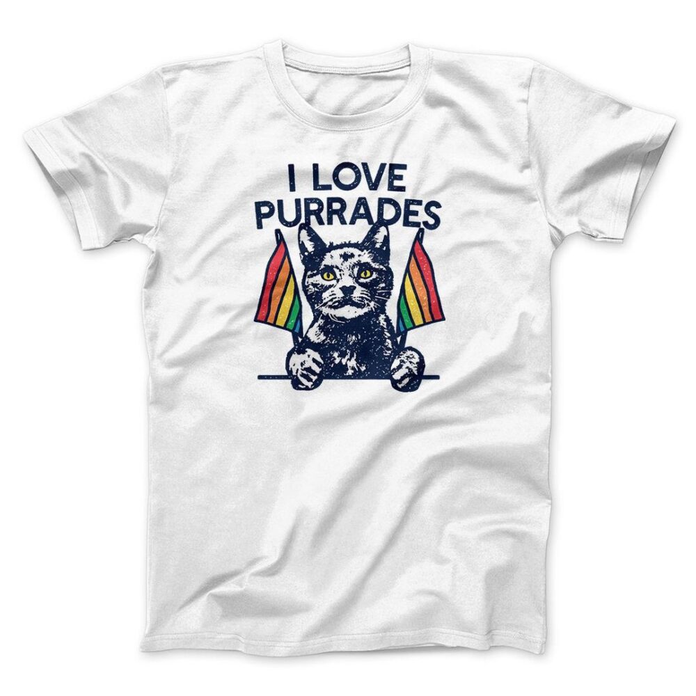 I Love Purrades Men/Unisex T-Shirt