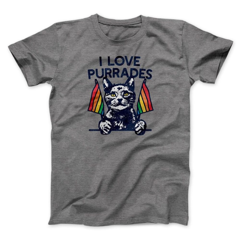 I Love Purrades Men/Unisex T-Shirt