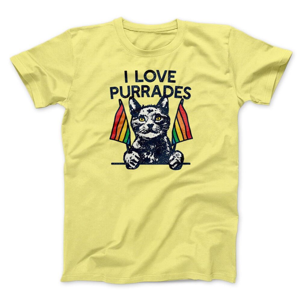 I Love Purrades Men/Unisex T-Shirt