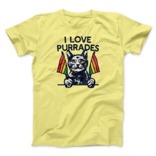 I Love Purrades Men/Unisex T-Shirt